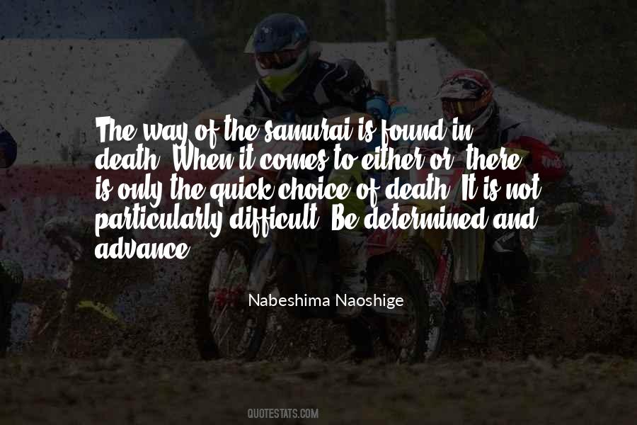 Nabeshima Naoshige Quotes #71292