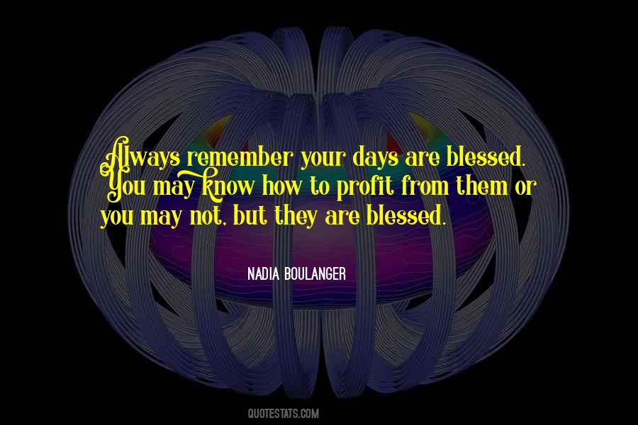 Nadia Boulanger Quotes #919688