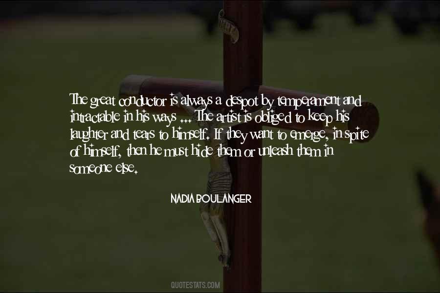 Nadia Boulanger Quotes #982719