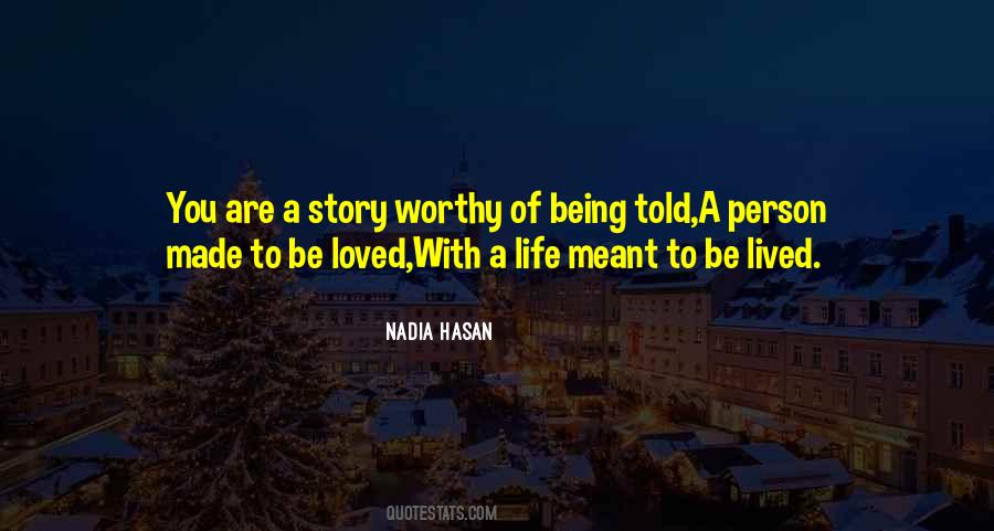 Nadia Hasan Quotes #1217363
