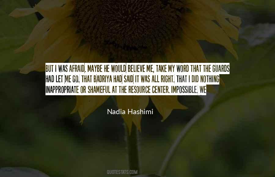 Nadia Hashimi Quotes #504629