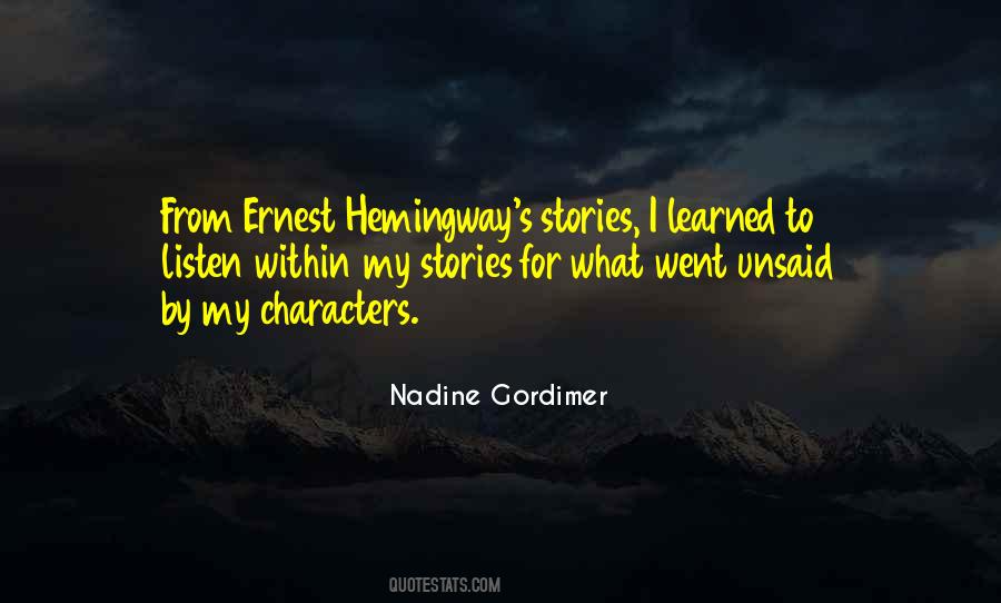 Nadine Gordimer Quotes #1877125