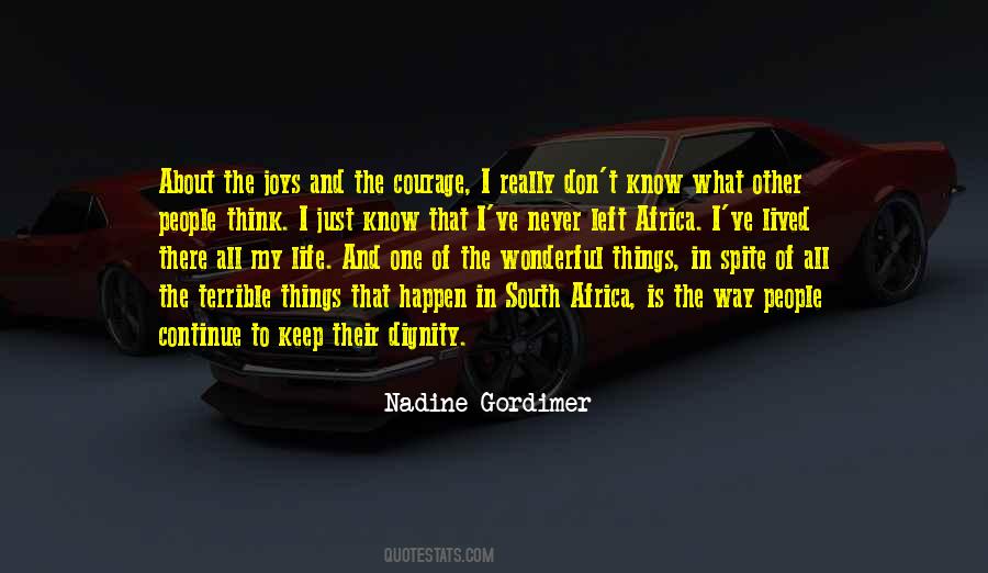 Nadine Gordimer Quotes #274013
