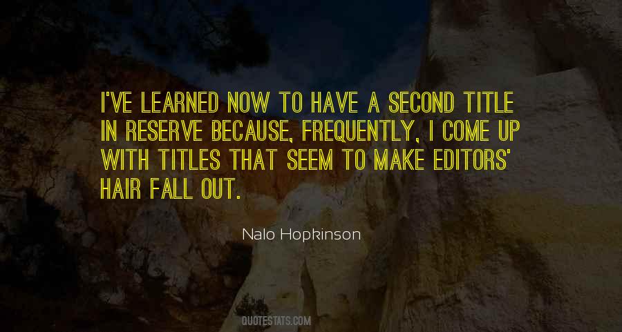 Nalo Hopkinson Quotes #78749