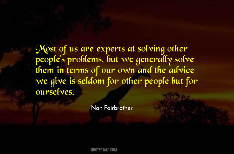 Nan Fairbrother Quotes #247205
