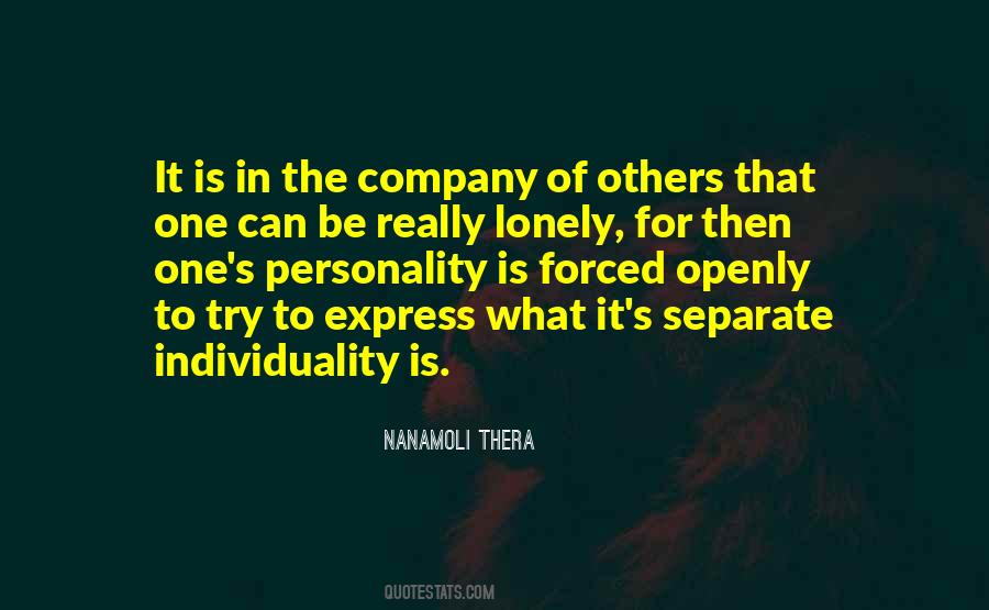 Nanamoli Thera Quotes #10889