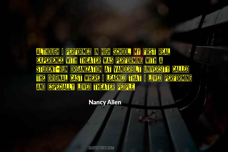 Nancy Allen Quotes #214339
