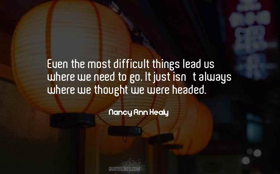 Nancy Ann Healy Quotes #1737462