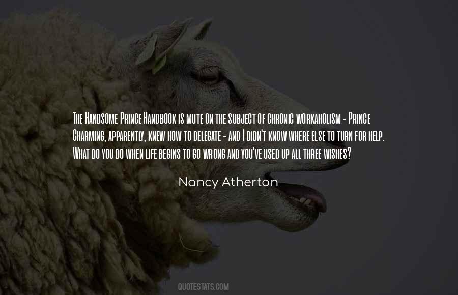 Nancy Atherton Quotes #1074961