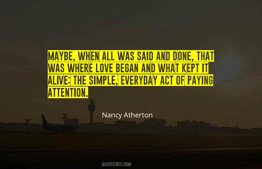 Nancy Atherton Quotes #1376666