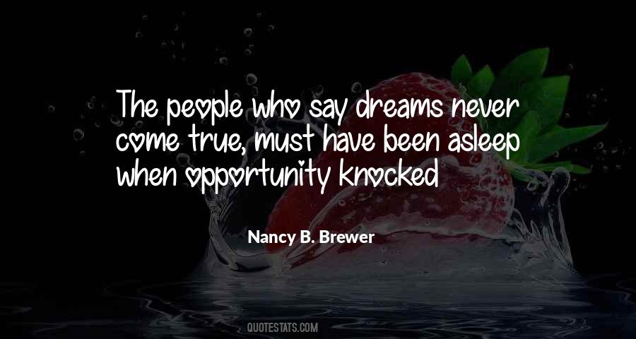 Nancy B. Brewer Quotes #1664806