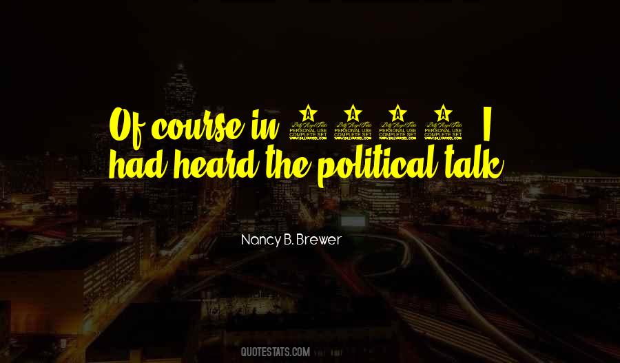 Nancy B. Brewer Quotes #204259