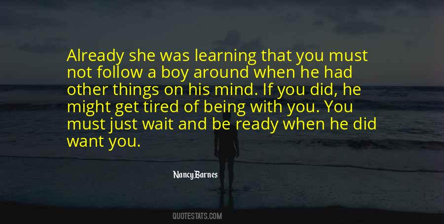 Nancy Barnes Quotes #126548