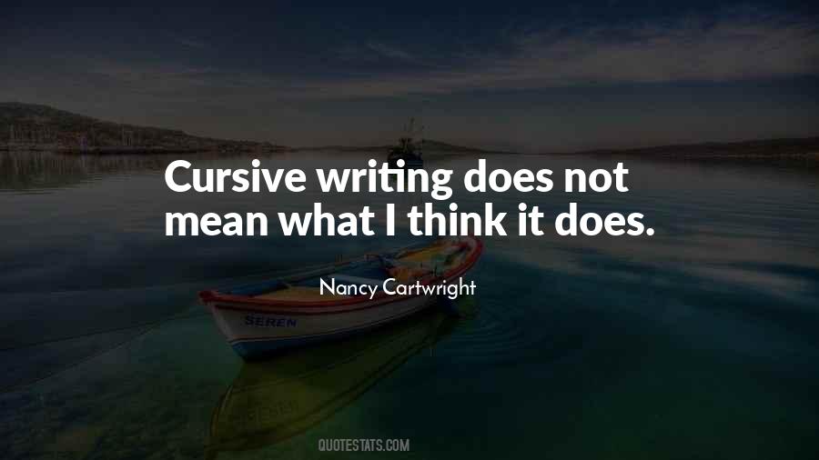Nancy Cartwright Quotes #272793