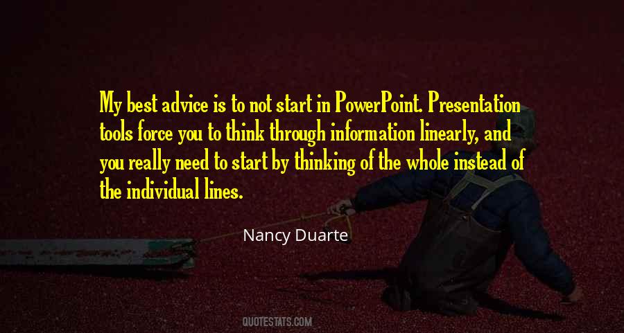 Nancy Duarte Quotes #168024