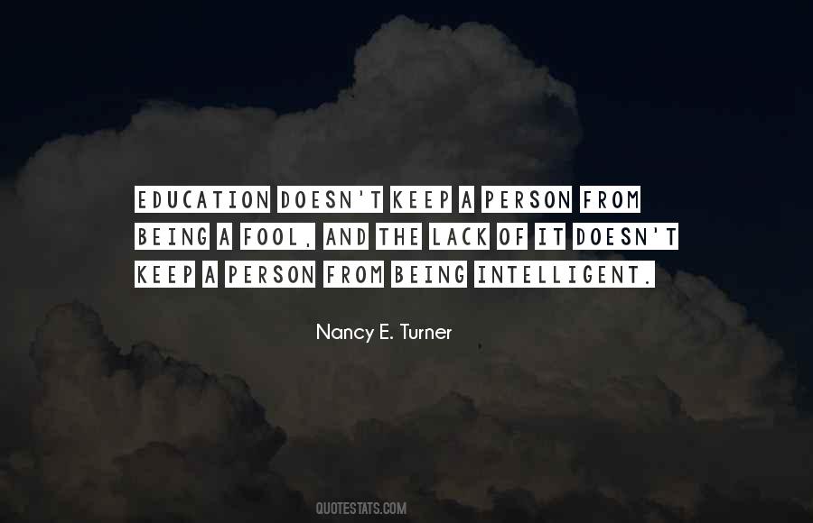 Nancy E. Turner Quotes #730110