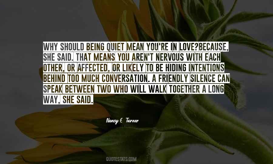 Nancy E. Turner Quotes #803334