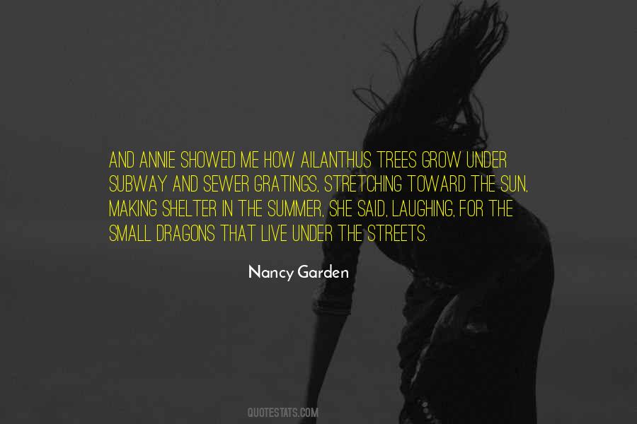 Nancy Garden Quotes #663035