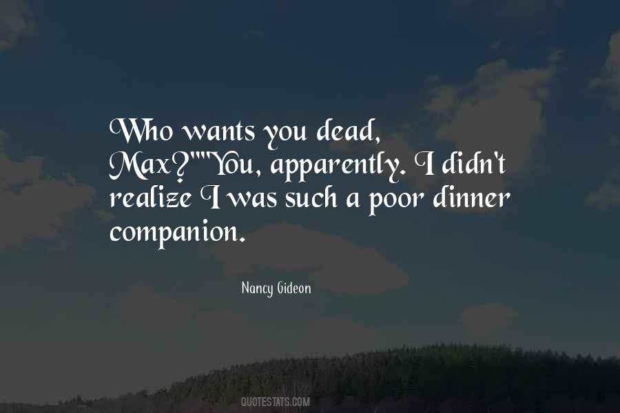 Nancy Gideon Quotes #1463627