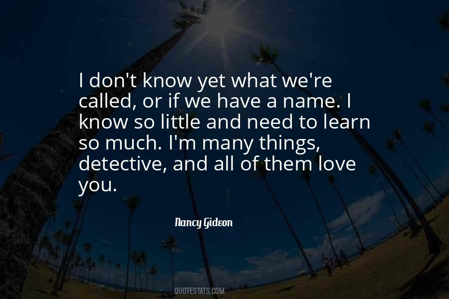 Nancy Gideon Quotes #1699433