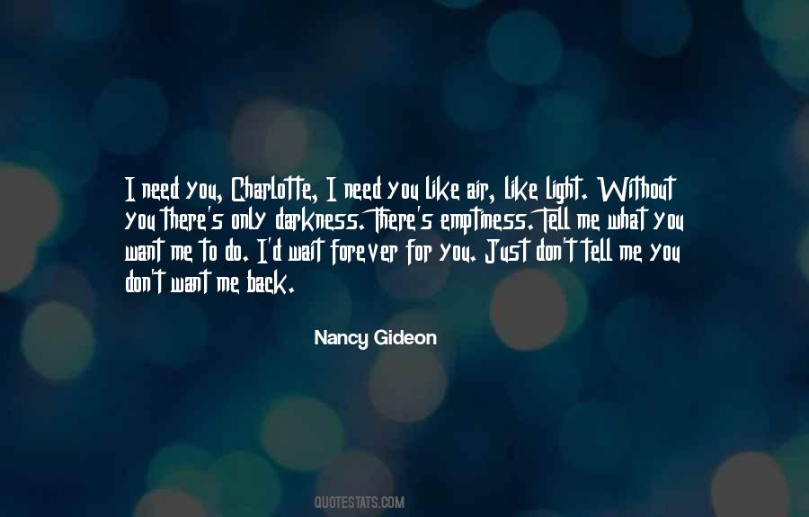 Nancy Gideon Quotes #322681