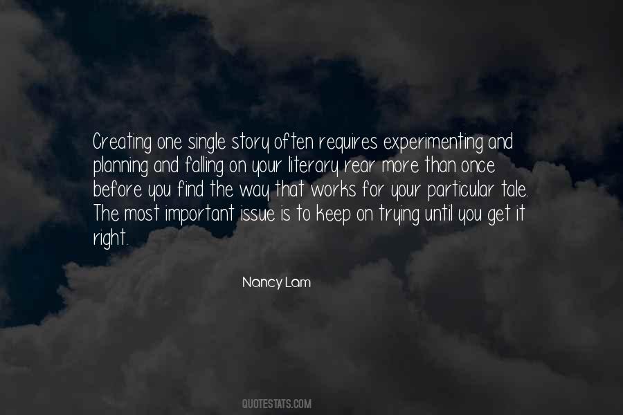 Nancy Lam Quotes #1156213