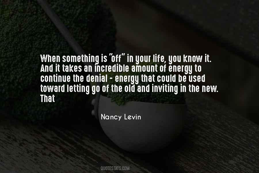 Nancy Levin Quotes #1369498