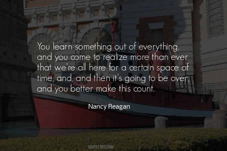 Nancy Reagan Quotes #1178443