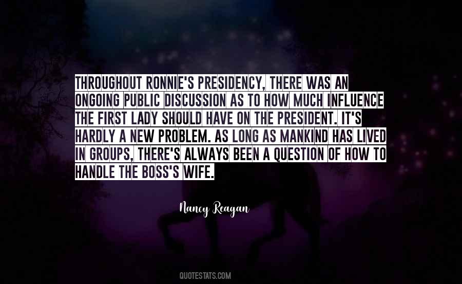Nancy Reagan Quotes #299685