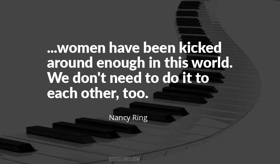 Nancy Ring Quotes #1714672