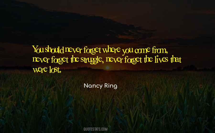 Nancy Ring Quotes #1872527