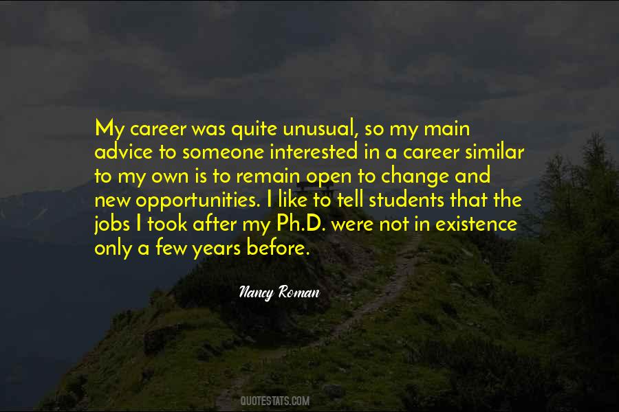 Nancy Roman Quotes #1868326