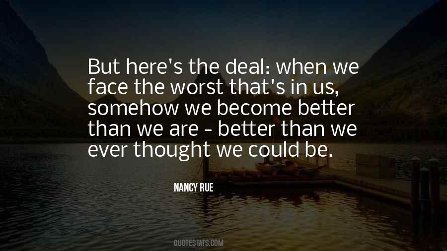 Nancy Rue Quotes #1752059