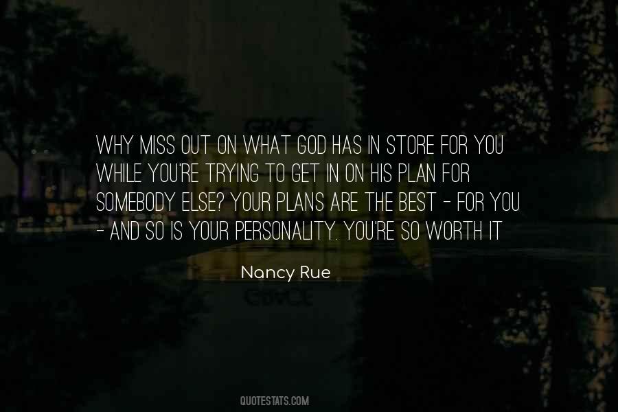 Nancy Rue Quotes #79909