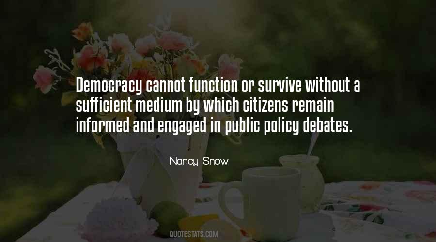 Nancy Snow Quotes #41354