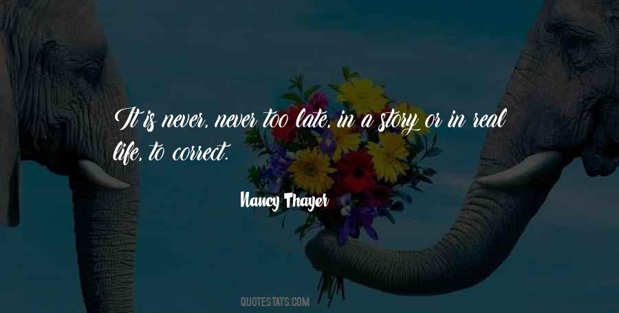 Nancy Thayer Quotes #858519