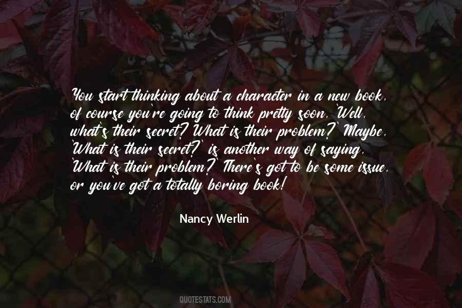 Nancy Werlin Quotes #842290