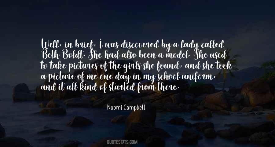 Naomi Campbell Quotes #1376255