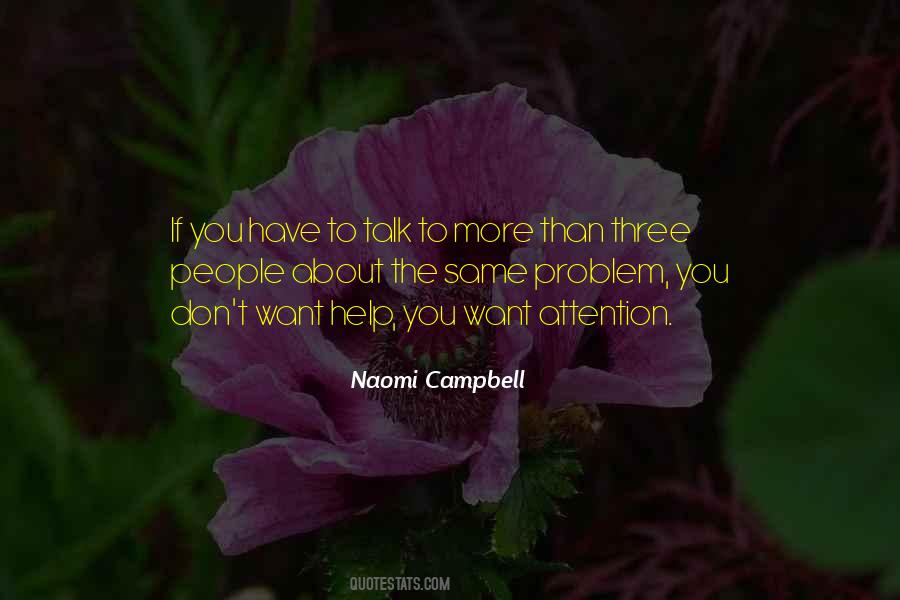 Naomi Campbell Quotes #920128