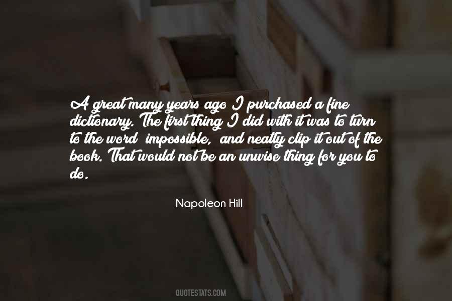 Napoleon Hill Quotes #23107