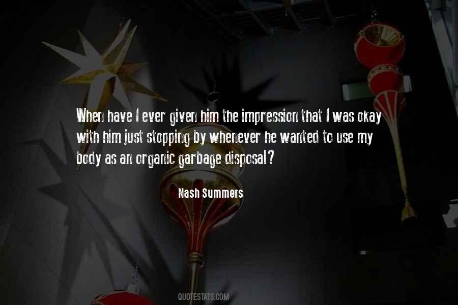 Nash Summers Quotes #1394484