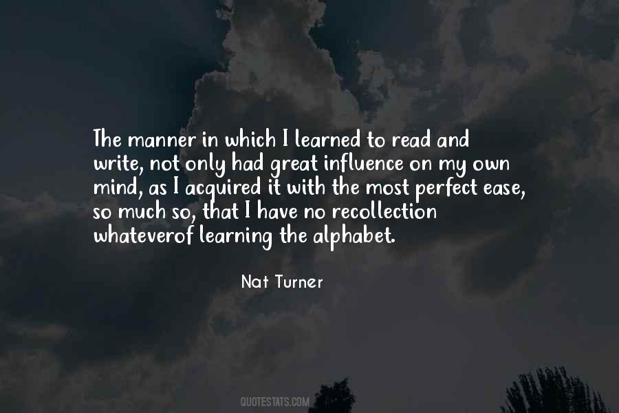 Nat Turner Quotes #542707