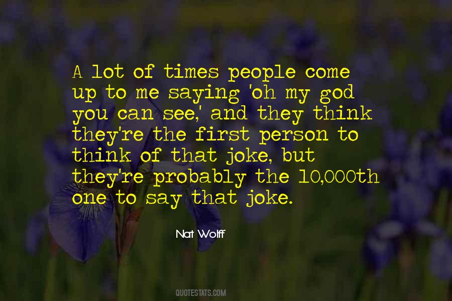 Nat Wolff Quotes #476895