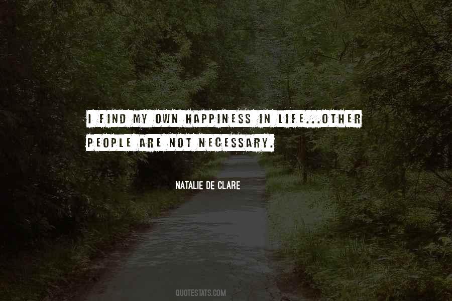 Natalie De Clare Quotes #1180224