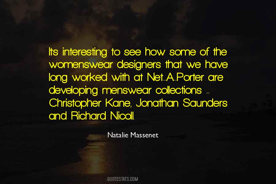 Natalie Massenet Quotes #62925