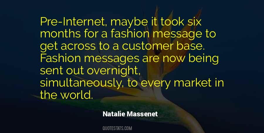 Natalie Massenet Quotes #751047