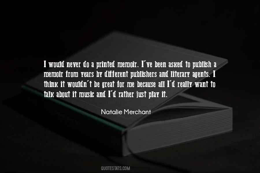 Natalie Merchant Quotes #669202