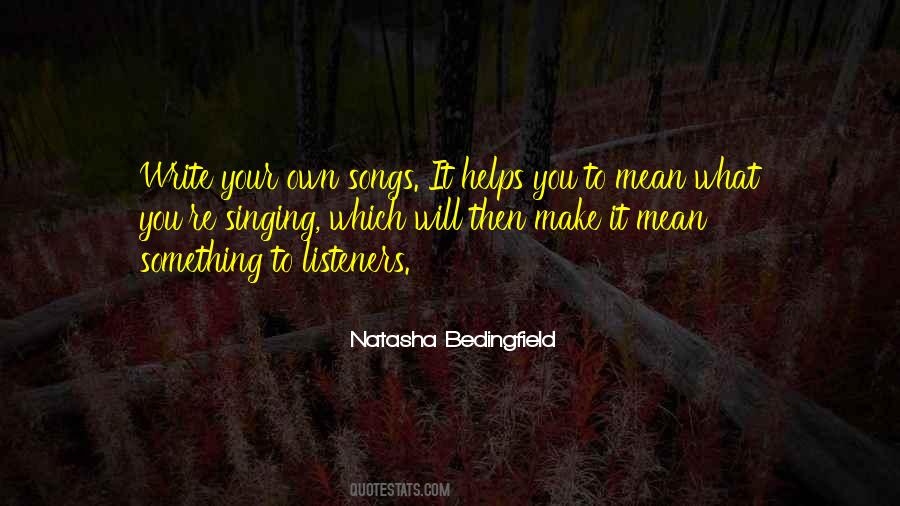 Natasha Bedingfield Quotes #471895