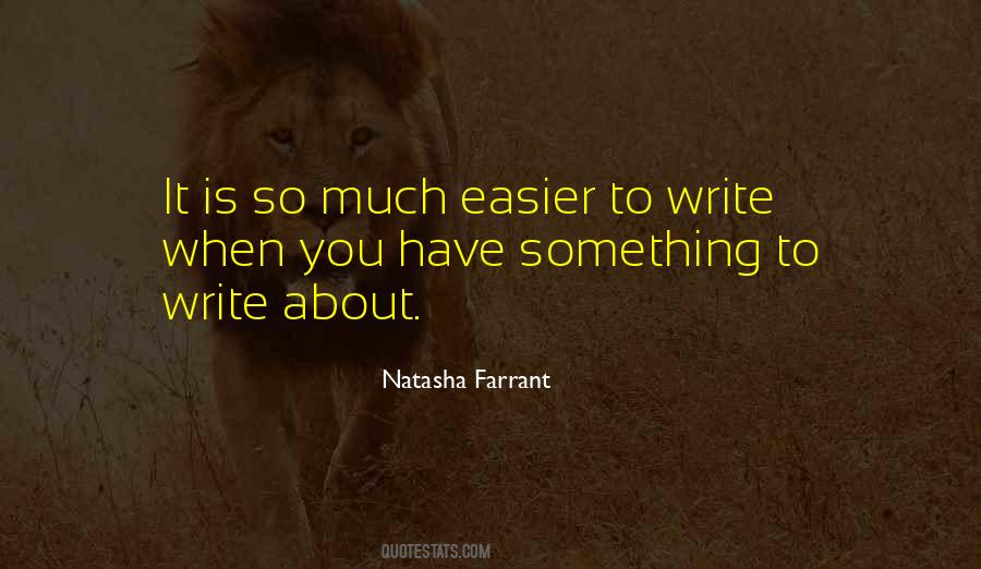 Natasha Farrant Quotes #1733574