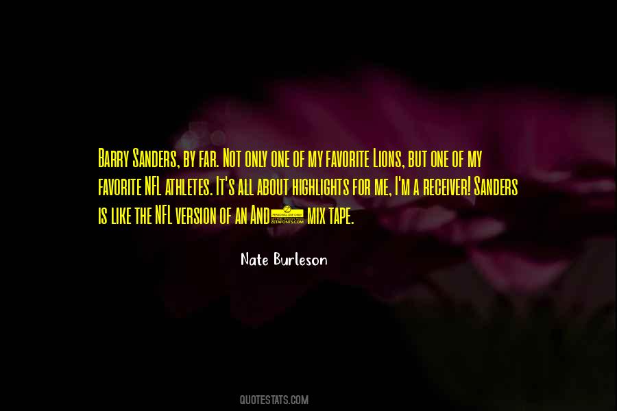 Nate Burleson Quotes #683849 Nate Burleson Quotes #683849
